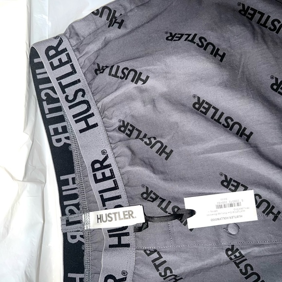 HUSTLER Logo Print Mens Boxers - Picture 3 of 5